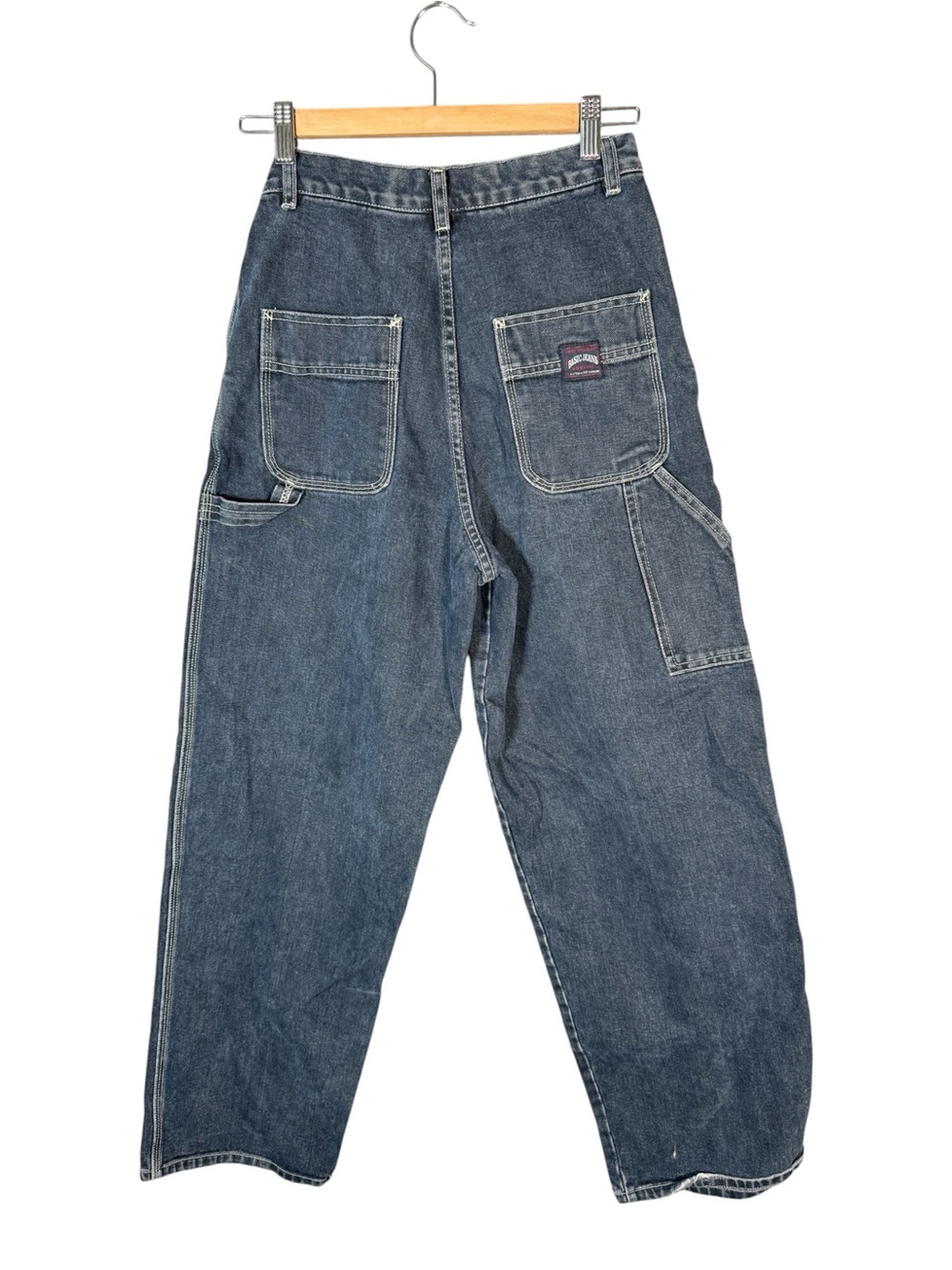 Vintage Bossini Jeans 100% Cotton Blue Carpenter  Jeans Workwear Y2K 28